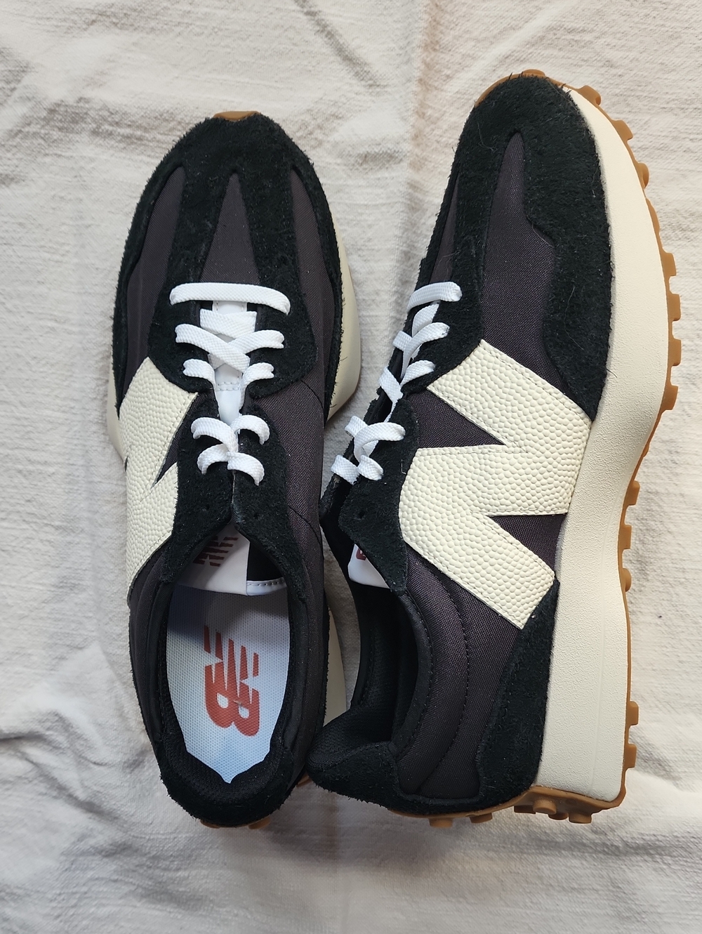 New Balance Women's Black, Cream & Gum Classic Runner Sneakers